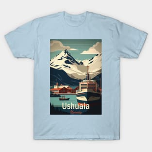 Ushuaia, Norway, travel poster T-Shirt